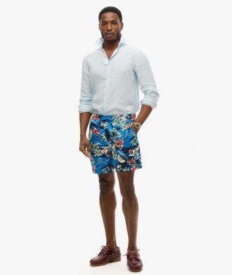17-Zoll-Shorts mit recyceltem Hawaii-Print