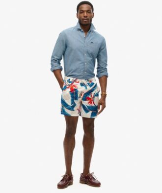 17-Zoll-Shorts mit recyceltem Hawaii-Print