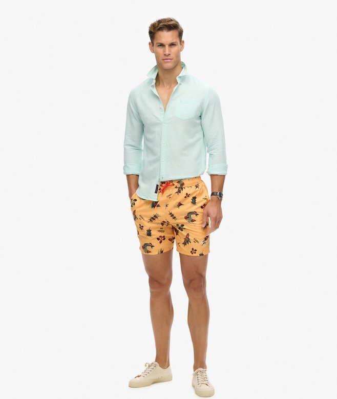 17-Zoll-Shorts mit recyceltem Hawaii-Print 17-Zoll-Shorts mit recyceltem Hawaii-Print