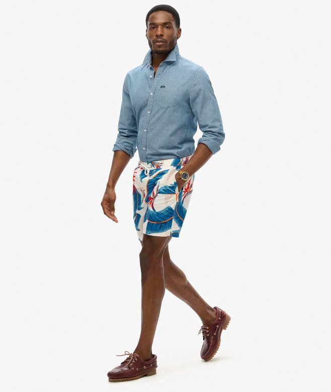 17-Zoll-Shorts mit recyceltem Hawaii-Print 17-Zoll-Shorts mit recyceltem Hawaii-Print