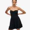 50er-Jahre-Bandeau-Minikleid aus Spitze