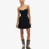 50er-Jahre-Bandeau-Minikleid aus Spitze