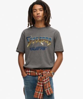 70er-Jahre-Rock-Grafik-Band-T-Shirt