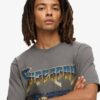 70er-Jahre-Rock-Grafik-Band-T-Shirt