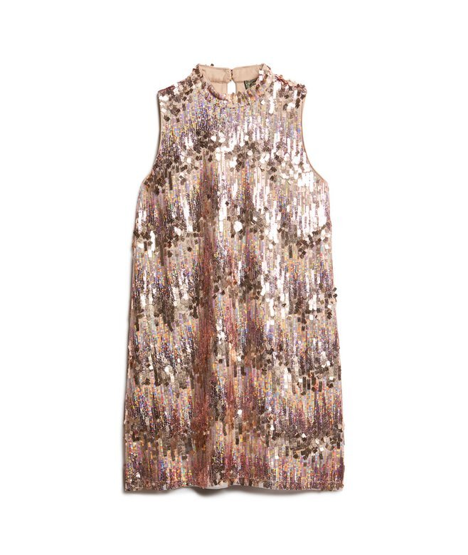 A-Linien-Mini-Kleid mit Pailletten A-Linien-Mini-Kleid mit Pailletten