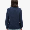 Americana-Pullover mit Rundhalsausschnitt aus Strickmode Americana-Pullover mit Rundhalsausschnitt aus Strickmode