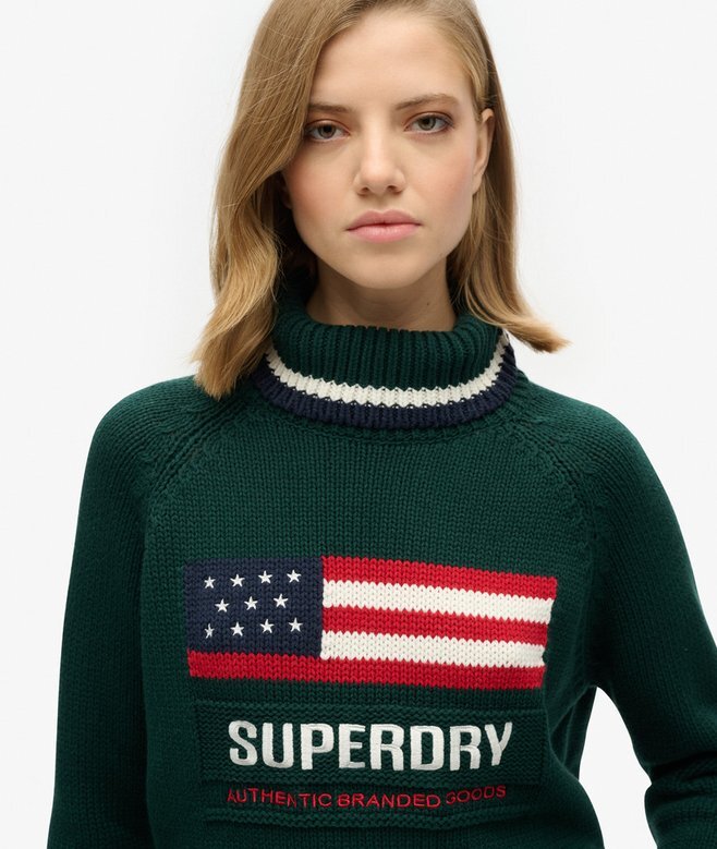 Americana Rollkragenpullover aus Strickmode Americana Rollkragenpullover aus Strickmode
