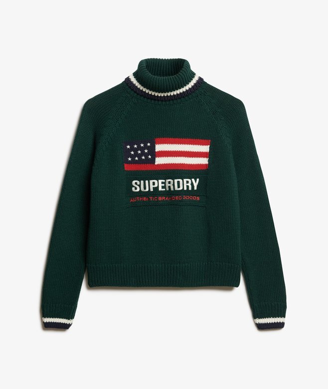 Americana Rollkragenpullover aus Strickmode Americana Rollkragenpullover aus Strickmode