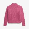 Aran-Pullover mit Zopfmuster Aran-Pullover mit Zopfmuster