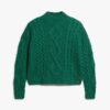 Aran-Pullover mit Zopfmuster Aran-Pullover mit Zopfmuster
