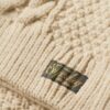 Aran-Pullover mit Zopfmuster