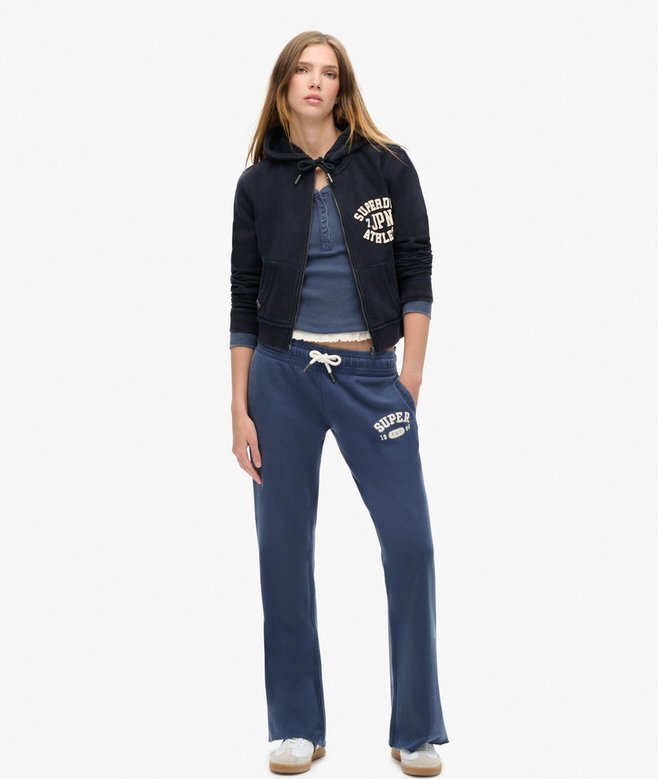 Athletic Button-Down-Langarm-Oberteil Athletic Button-Down-Langarm-Oberteil