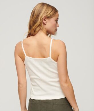 Athletic College Graphic Rib Cami Oberteil