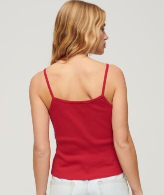Athletic College Graphic Rib Cami Oberteil