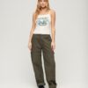Athletic College Graphic Rib Cami Oberteil