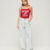 Athletic College Graphic Rib Cami Oberteil