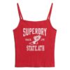 Athletic College Graphic Rib Cami Oberteil