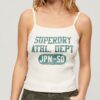 Athletic College Graphic Rib Cami Oberteil