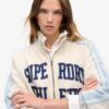 Athletic Essentials Applique Loose Zip Track Top
