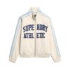 Athletic Essentials Applique Loose Zip Track Top