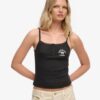 Athletic Essentials Cami-Oberteil mit bestickten Knöpfen Athletic Essentials Cami-Oberteil mit bestickten Knöpfen