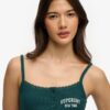 Athletic Essentials Cami-Oberteil mit bestickten Knöpfen Athletic Essentials Cami-Oberteil mit bestickten Knöpfen