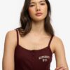 Athletic Essentials Cami-Oberteil mit bestickten Knöpfen Athletic Essentials Cami-Oberteil mit bestickten Knöpfen