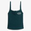 Athletic Essentials Cami-Oberteil mit bestickten Knöpfen Athletic Essentials Cami-Oberteil mit bestickten Knöpfen
