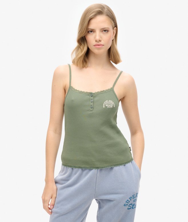 Athletic Essentials Cami-Oberteil mit Knöpfen Athletic Essentials Cami-Oberteil mit Knöpfen
