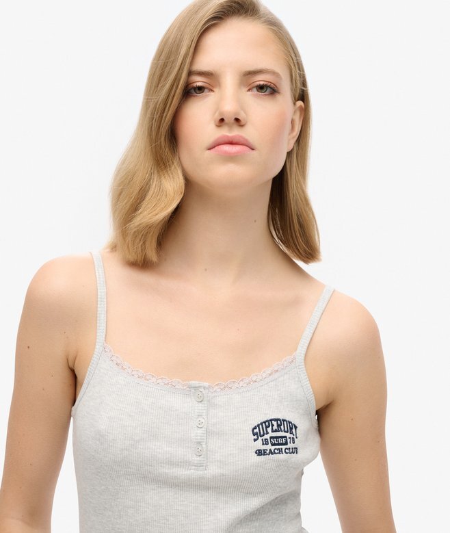 Athletic Essentials Cami-Oberteil mit Knöpfen Athletic Essentials Cami-Oberteil mit Knöpfen