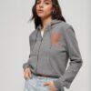 Athletic Essentials Crop Zip Kapuzenpullover Athletic Essentials Crop Zip Kapuzenpullover