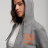 Athletic Essentials Crop Zip Kapuzenpullover Athletic Essentials Crop Zip Kapuzenpullover