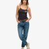 Athletic Essentials Graphic Button Cami Top