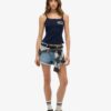 Athletic Essentials Graphic Button Cami Top
