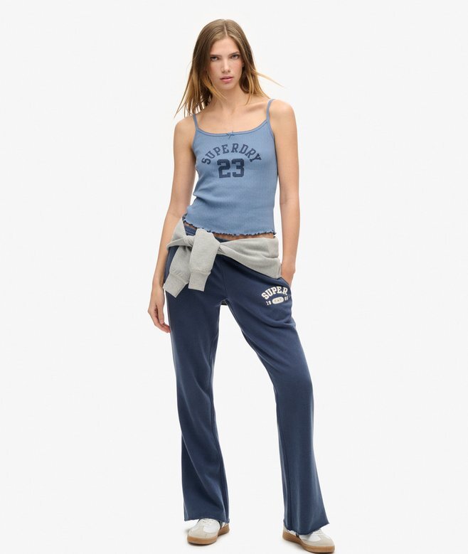 Athletic Essentials Graphic Pointelle Cami Top Athletic Essentials Graphic Pointelle Cami Top