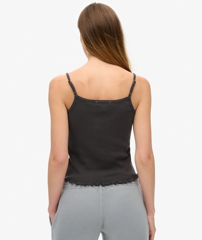 Athletic Essentials Graphic Pointelle Cami Top Athletic Essentials Graphic Pointelle Cami Top