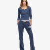 Athletic Essentials Jogginghose mit niedriger Leibhöhe und ausgestelltem Bein