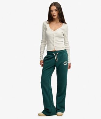 Athletic Essentials Jogginghose mit niedriger Leibhöhe und ausgestelltem Bein