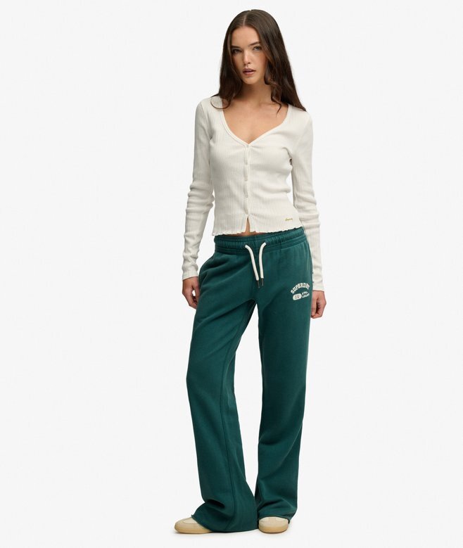 Athletic Essentials Jogginghose mit niedriger Leibhöhe und ausgestelltem Bein Athletic Essentials Jogginghose mit niedriger Leibhöhe und ausgestelltem Bein
