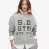 Athletic Essentials Loose Crop Crew Sweatshirt Athletic Essentials Loose Crop Crew Sweatshirt