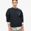 Athletic Essentials Loose Crop Crew Sweatshirt