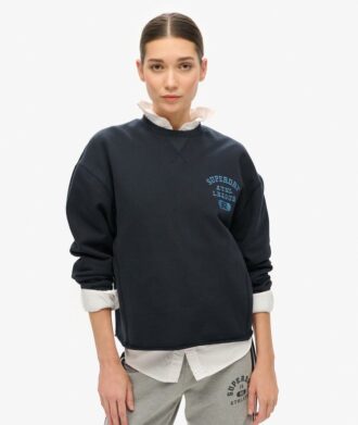 Athletic Essentials Loose Crop Crew Sweatshirt Athletic Essentials Loose Crop Crew Sweatshirt