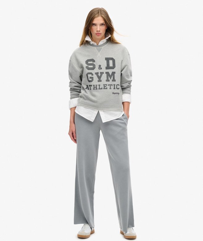 Athletic Essentials Loose Crop Crew Sweatshirt Athletic Essentials Loose Crop Crew Sweatshirt