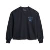 Athletic Essentials Loose Crop Crew Sweatshirt