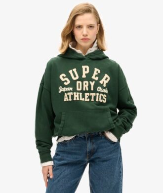 Athletic Essentials Oversize-Kapuzenpullover mit Applikation