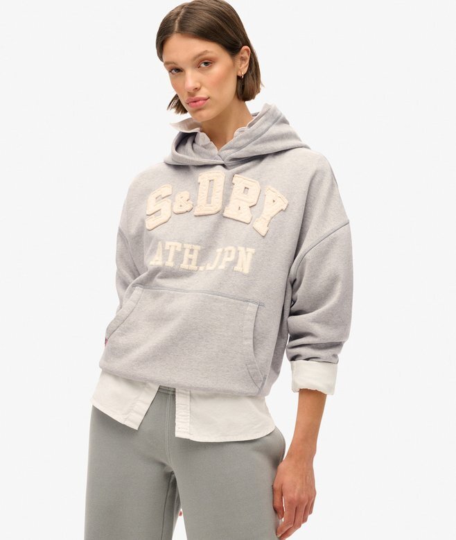 Athletic Essentials Oversize-Kapuzenpullover mit Applikation Athletic Essentials Oversize-Kapuzenpullover mit Applikation