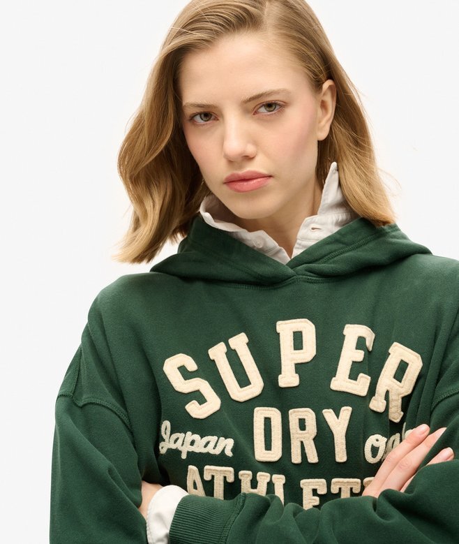 Athletic Essentials Oversize-Kapuzenpullover mit Applikation Athletic Essentials Oversize-Kapuzenpullover mit Applikation