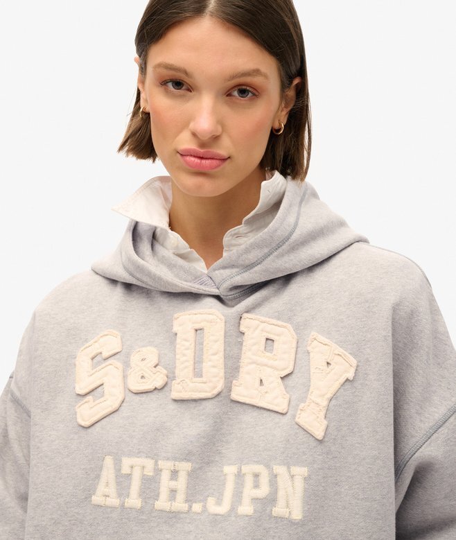 Athletic Essentials Oversize-Kapuzenpullover mit Applikation Athletic Essentials Oversize-Kapuzenpullover mit Applikation