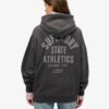 Athletic Essentials Oversized-Kapuzenpullover mit Reißverschluss