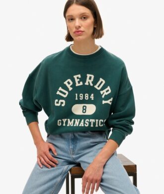Athletic Essentials Oversized-Sweatshirt mit Aufdruck